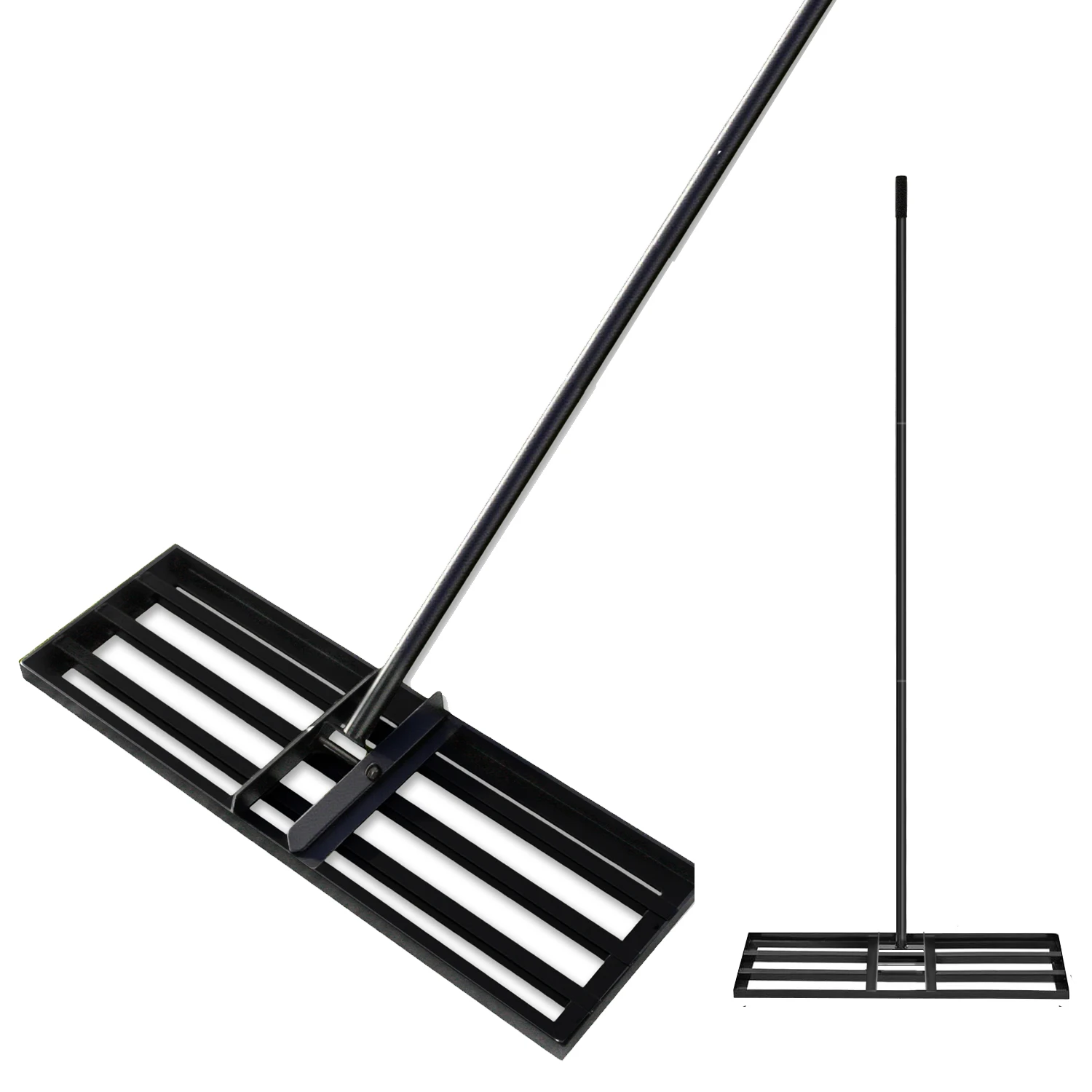 Rastrello livellatore per prato 30x10 pollici, strumento livellatore rastrello livellatore per terreno, sabbia e topso, cortile, campo da golf