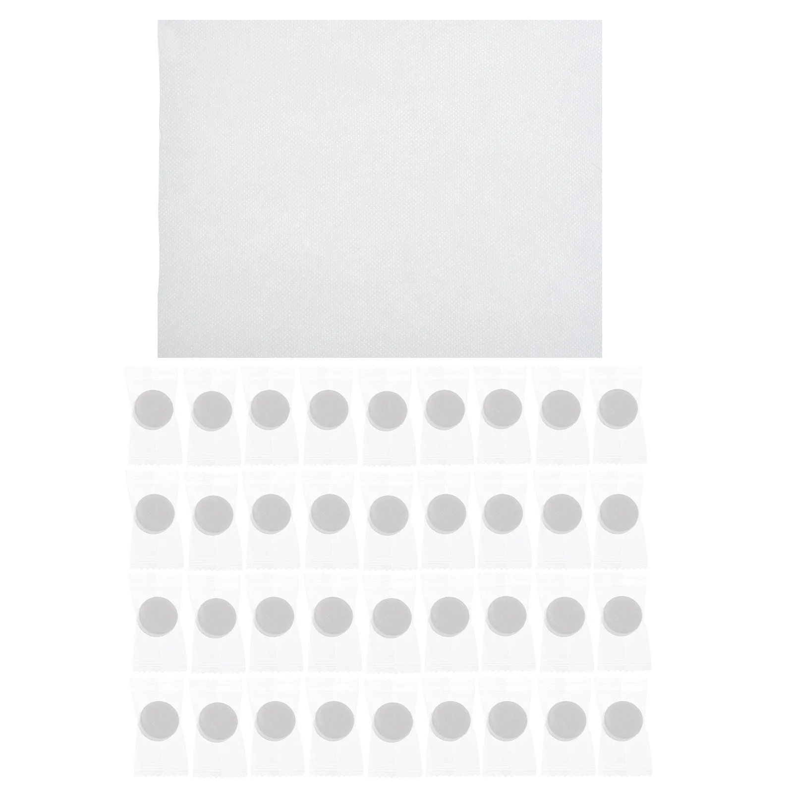 200 قطعة من ترطيب الوجه المضغوط القابل للتصرف والصديق للبشرة للحساسة الماصة وغير المنسوجة