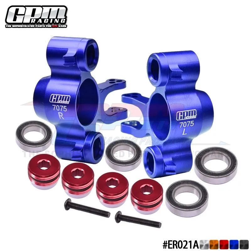 

GPM Aluminum 7075-T6 Front Rear Knuckle Arms Larger Inner Bearings for TRAXXAS E-Revo Summit E-Maxx