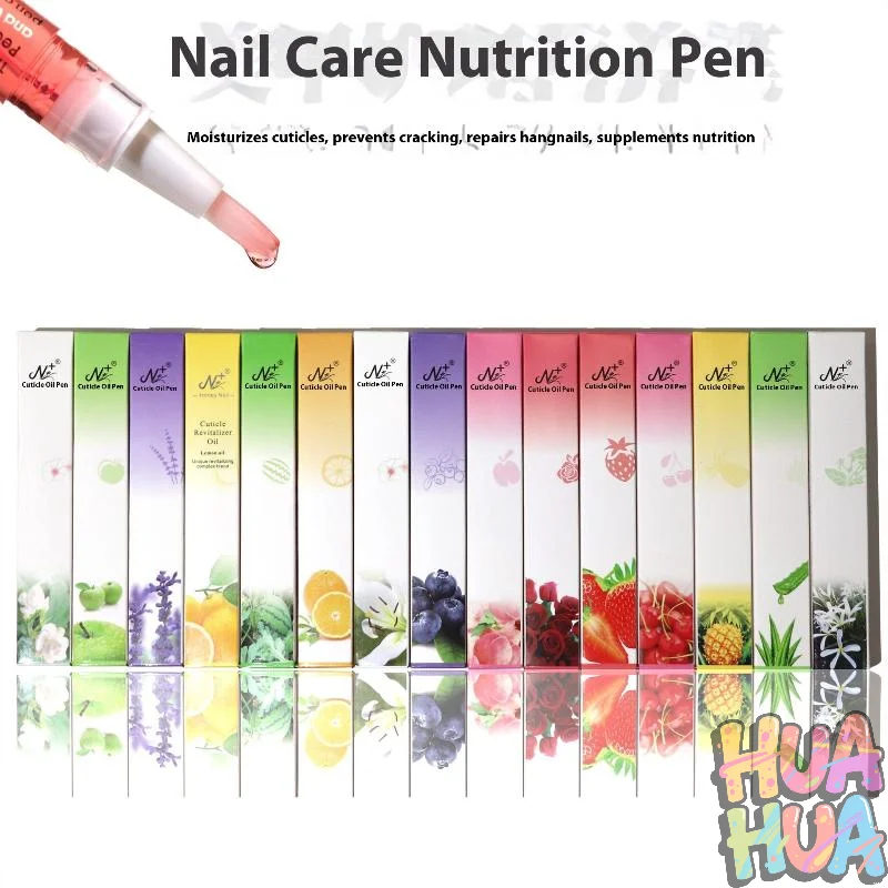 น้ำมันบำรุงเล็บ HUA ปากกาบำรุงเล็บ น้ำมันบำรุงเล็บ 15 กลิ่น 5 มล. เจลทาเล็บ บำรุงผิว ปากกาดูแลเล็บ บำรุงเล็บมือ