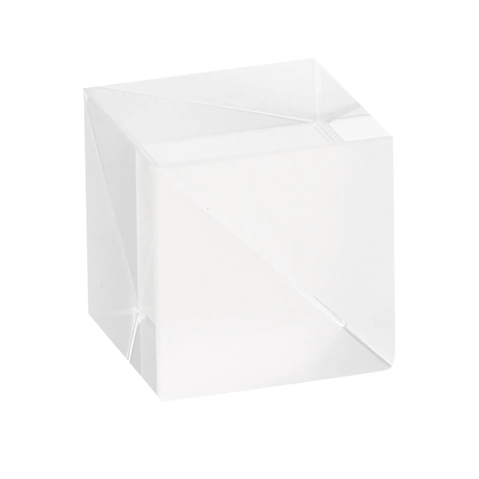 Optical Glass Triangular Prism 10x10x10mm for Light Dispersion, Spectrum Demonstration & Photography Effects