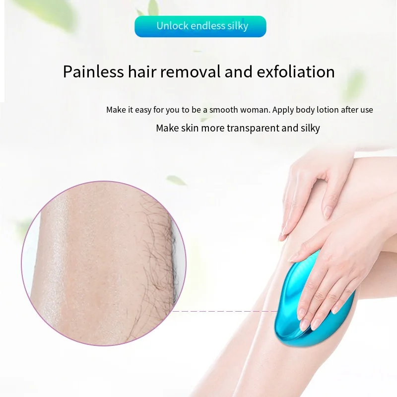 Nano Crystal Epilator Depilatory Gum Man Women's Hair Removal Eraser Painless Depil Hop Stone Hair Removal Body Exfoliating