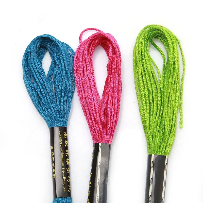Mehrfarbiger Kreuzstichfaden, metallische Kreuzstichverdrahtung, goldener Stickgarn, DIY, Handnähen, Stricken, Stickereisorgung – Detail 3