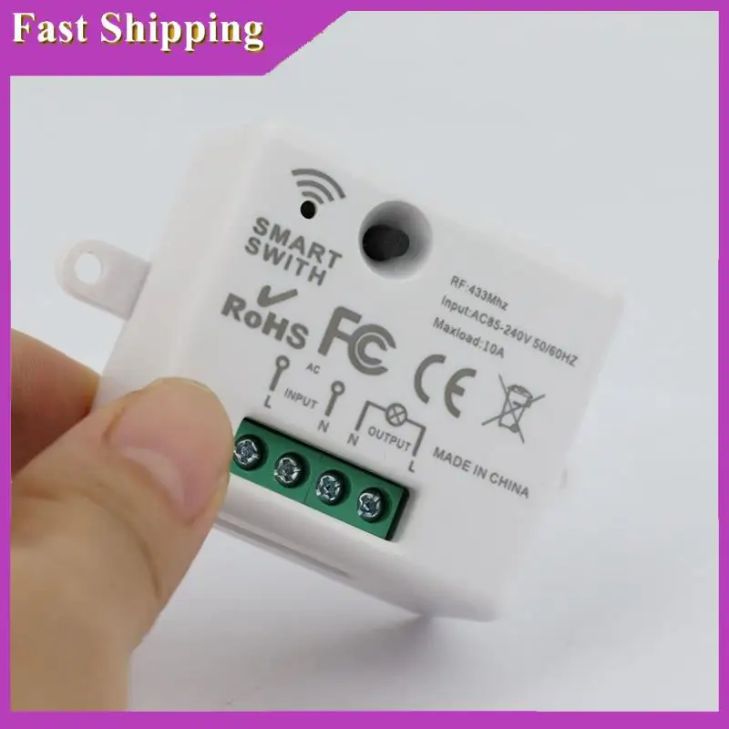 

ABRI-433Mhz Smart Wireless Switch RF Self-Powered Push Button Wall Panels Remote Controller Light Switch Wall Switch