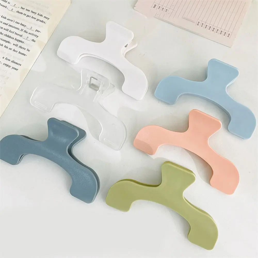 2pcs Fixed Book Holder Reading Bookmark Holder Offices Supplies Simple Reading Aid Creative Bookmarks Multi-functional