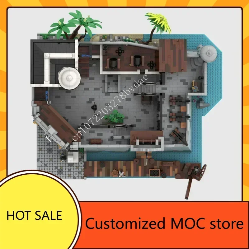 ตัวต่อ 6725 ชิ้น ชุดฟอร์ติน ลา มูราลลัดา MOC ฉากถนนวันหยุด ตัวต่อสร้างสรรค์ ของเล่นคริสต์มาส ของขวัญวันเกิดสำหรับเด็กทุกวัย