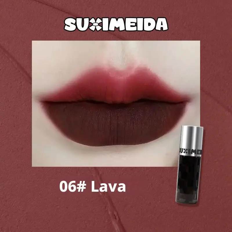 1 Uds. Girlcult serie Peach lápiz labial espejo brillo de agua brillo de labios superficie brillante película duradera hidratante juego de labios Doodle
