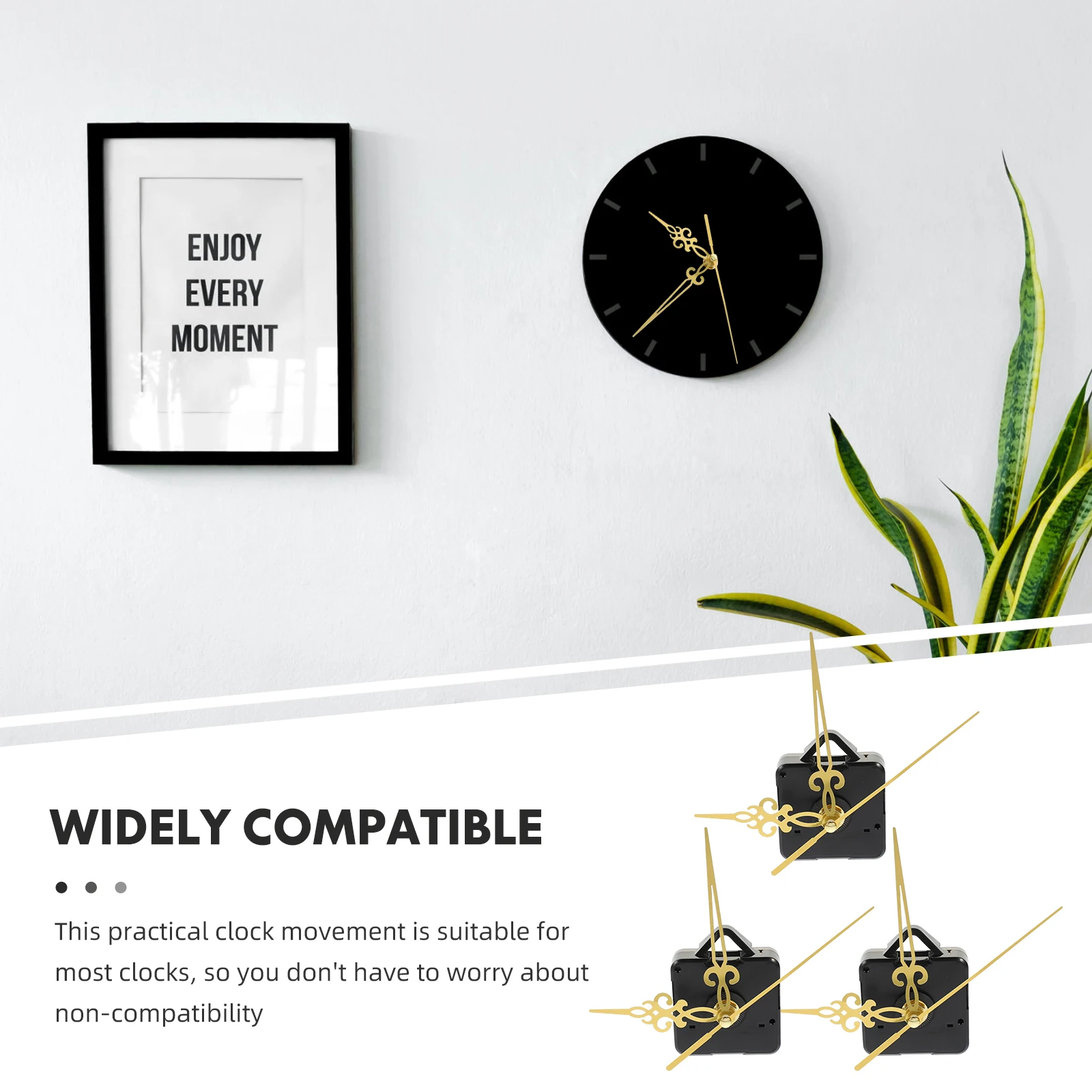 

3 Sets Quartz Movement Movements Kits Clock Mechanism Parts Clocks Replacement Alarm Work