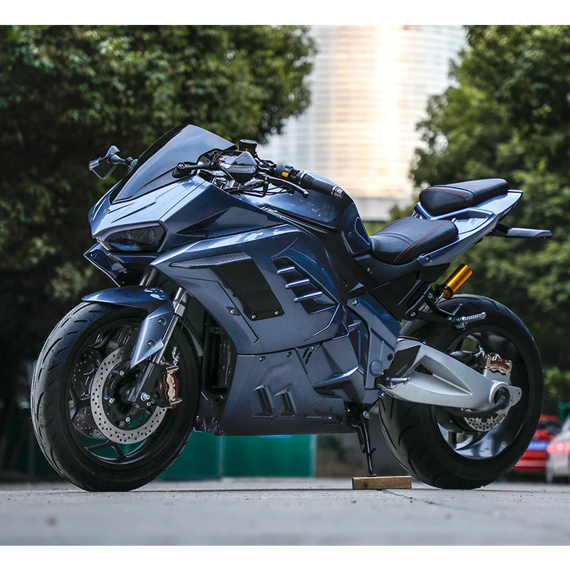 SXLLElectric Sportbike for Adults Racing 140km/h Swing Arm with Motorcycle Lighting Systems Good Motorcycle Frame & Body Parts