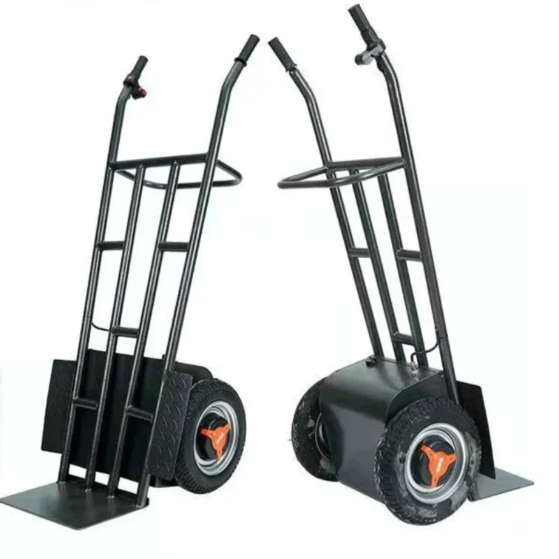 Factory wholesale Electric Hand Truck Capacity 600KG Battery Powered Hand Truck Lithium Battery Hand Trolley For Material Moving