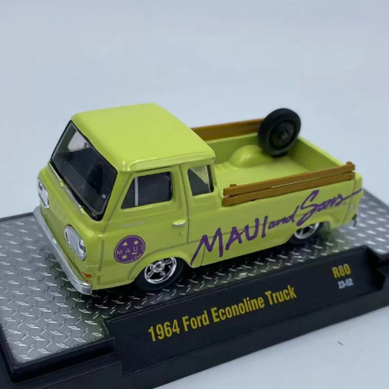 

Станок M2 масштаб 1:64, литый под давлением сплав 1964, Ford Econoline, игрушки, модель автомобиля, классика, фотоорнамент, подарки, статический дисплей