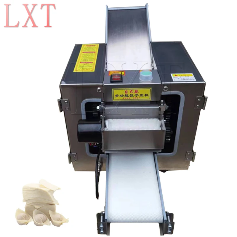 New Stainless Steel Automatic Dough Sheeter Machine Electric Dumpling Skin Noodle Cutter Maker Machine