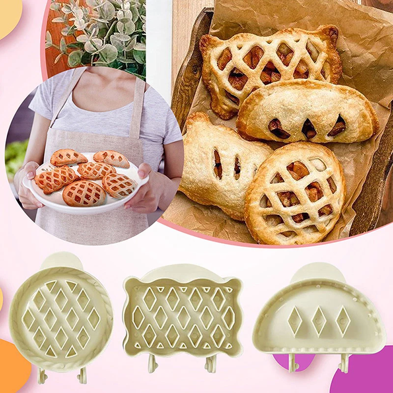 Dessert Mold Easy to Clean Not Sticky Baking Anti-deformed Classic Mini Hand Pie Molds Kitchen Tool Accessories for Bakery