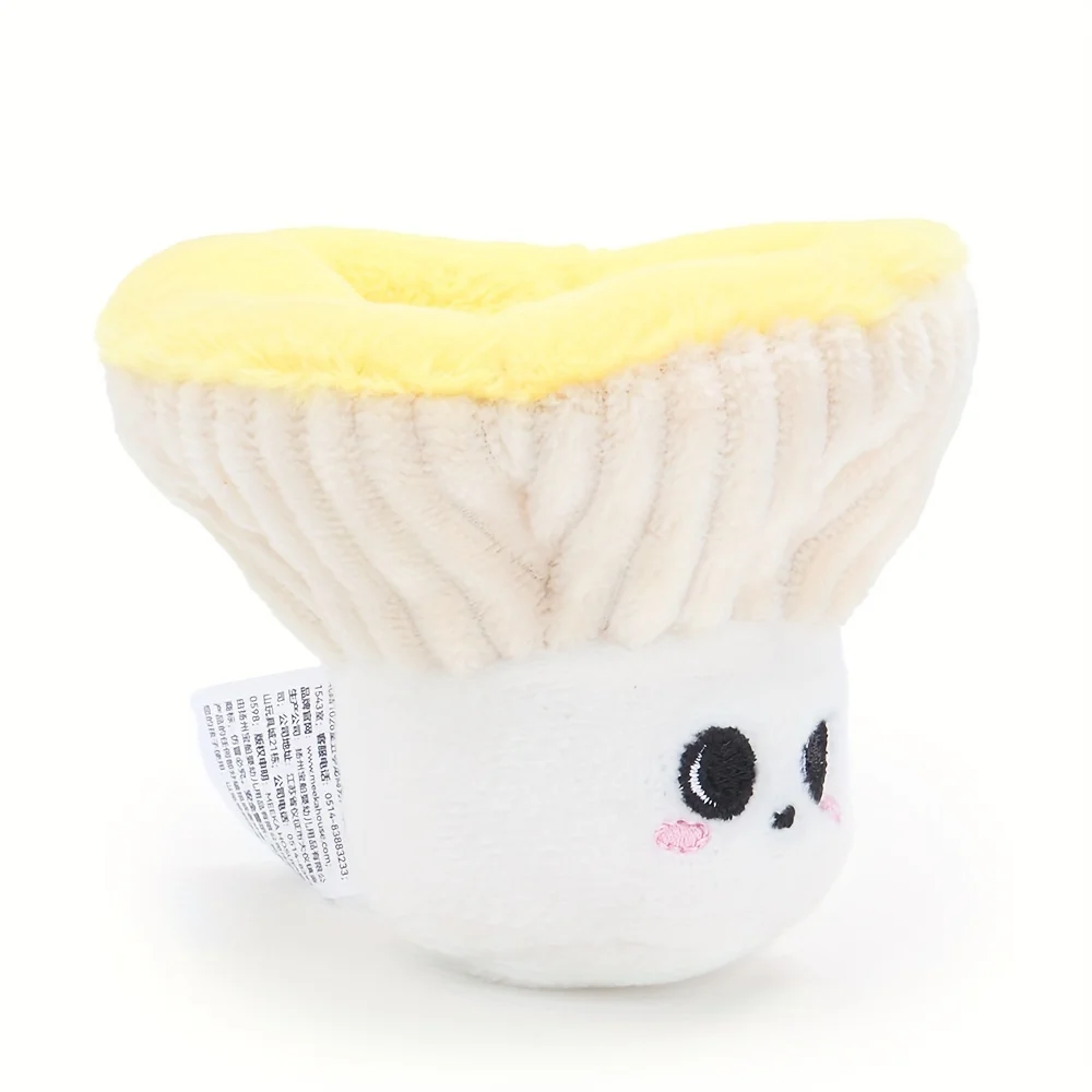 8CM żółty grzyb pluszowa roślina warzywna lalka seria dla dzieci kojące zabawki prezenty