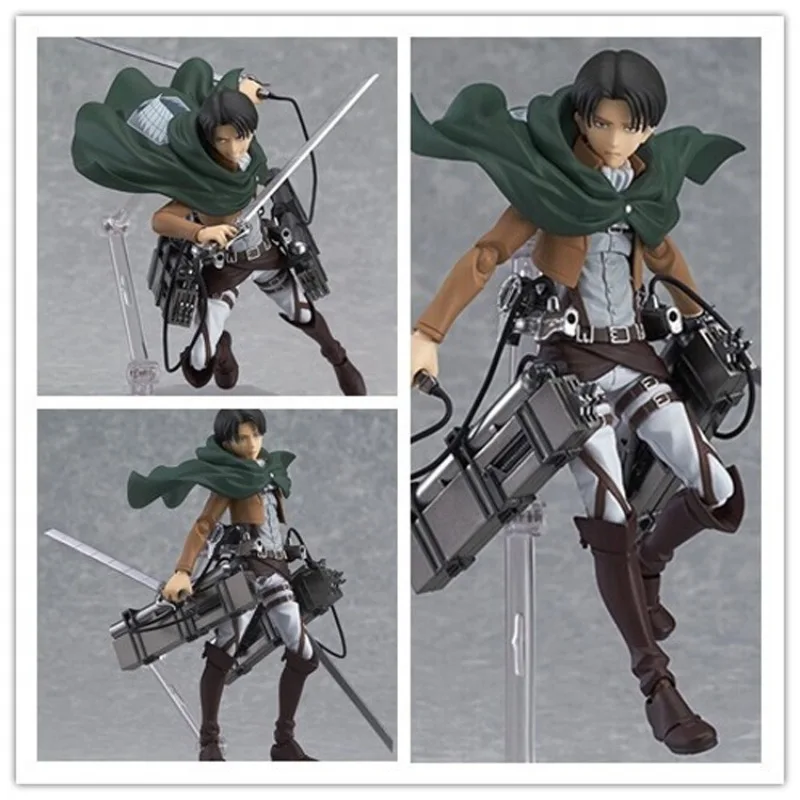 

Attack on Titan figma issue 104 soldier commander Levi Eren Mikasa joint movable two-dimensional figure model