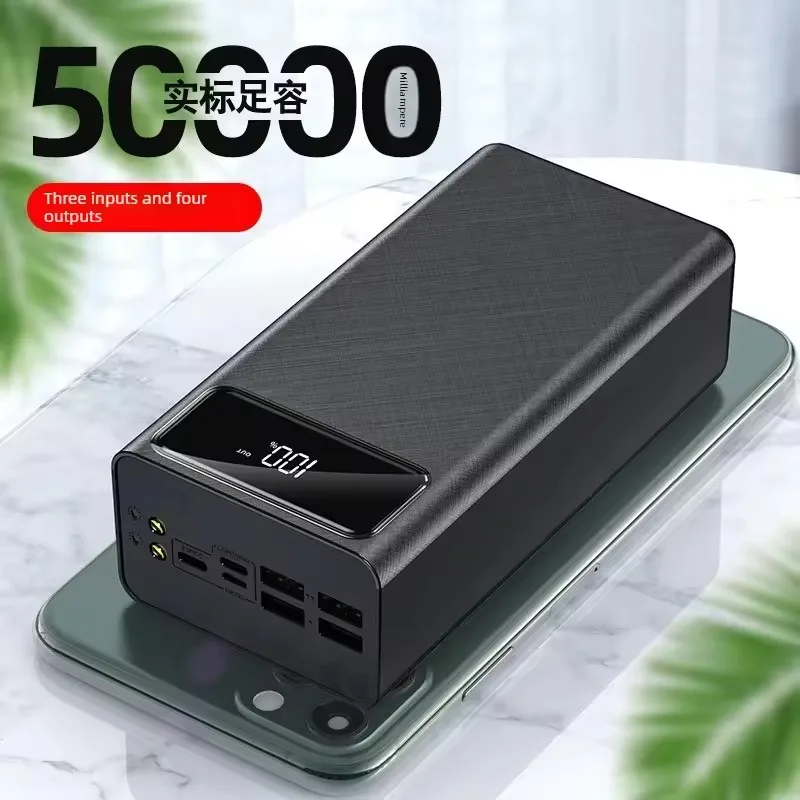 50000mAh 40000mAh 30000mAh PowerBank Super Fast Charging Portable External Battery Powerbank For Iphone Huawei Oppo Samsung