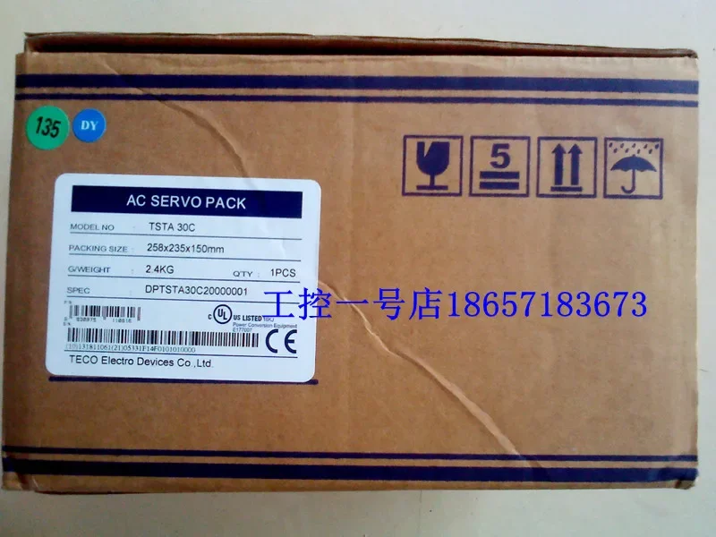 Original Taiwan Dongyuan Servo Driver TSTA30C, Power 1KW Brand New Genuine Quality Assurance One Year Spot