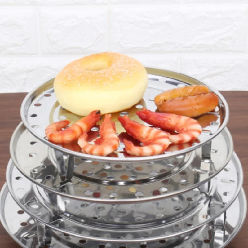 1 PC Multifunction Steamer Shelf Cookware Stainless Steel Steamer Rack Durable Pot Steaming Tray Stand Kitchen Accessories