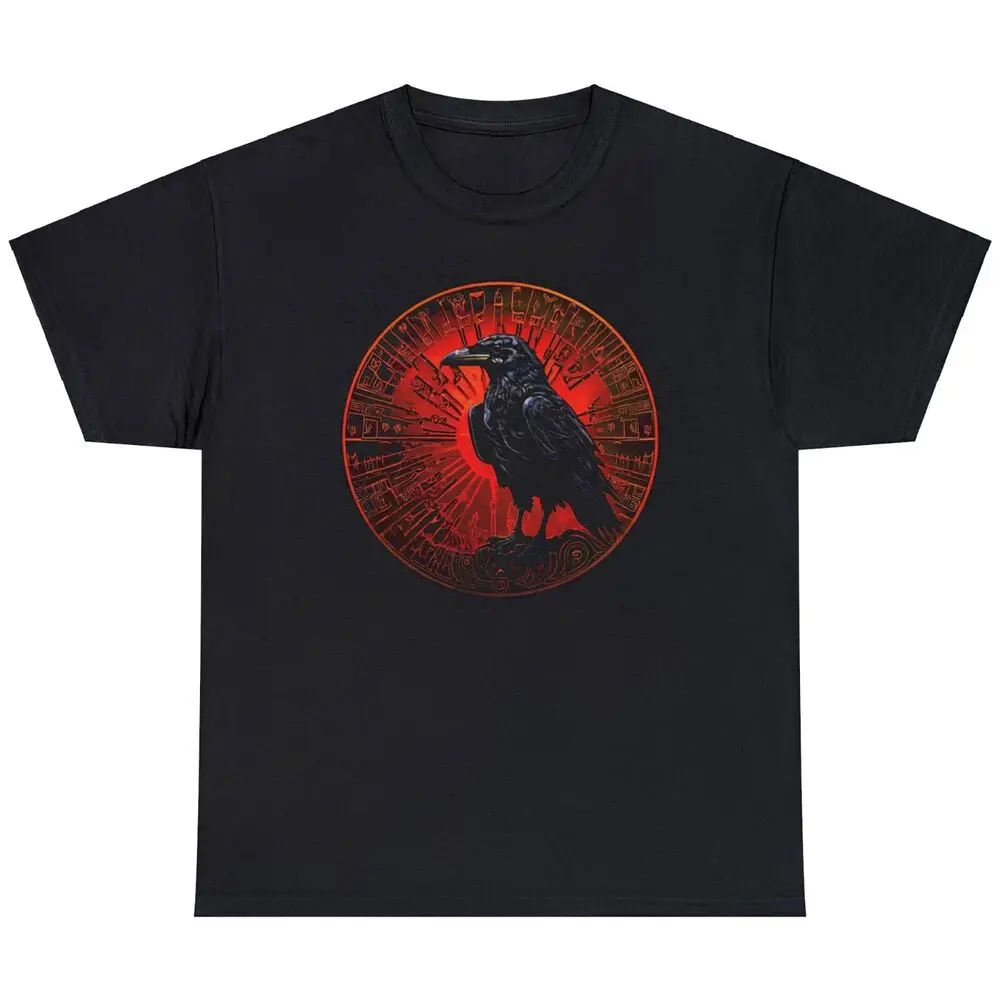 Nordic  Ravens Huginn & Muninn Myth Tee Unisex T Shirt Cotton Luxury brand vintage overd