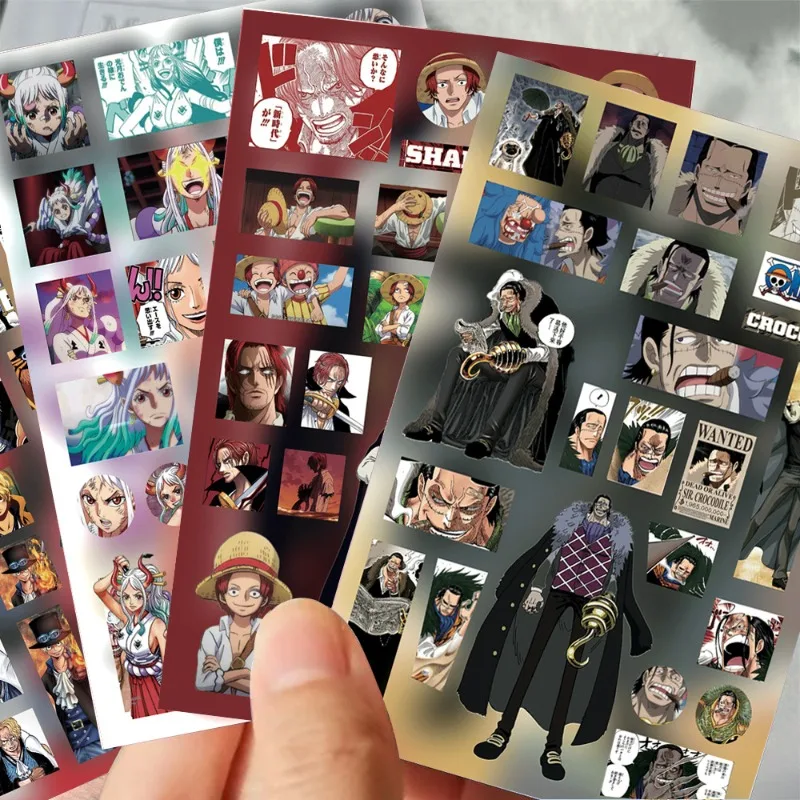 One Piece stickers Shanks cartoon high appearance value fashionable personalized student planner material waterproof stickers view 4