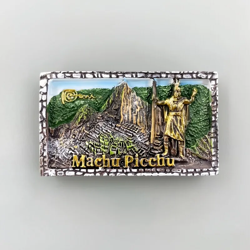 Peru Fridge Magnets South America Travel Souvenir Machu Picchu Refrigerator Sticker Home Decor Gifts