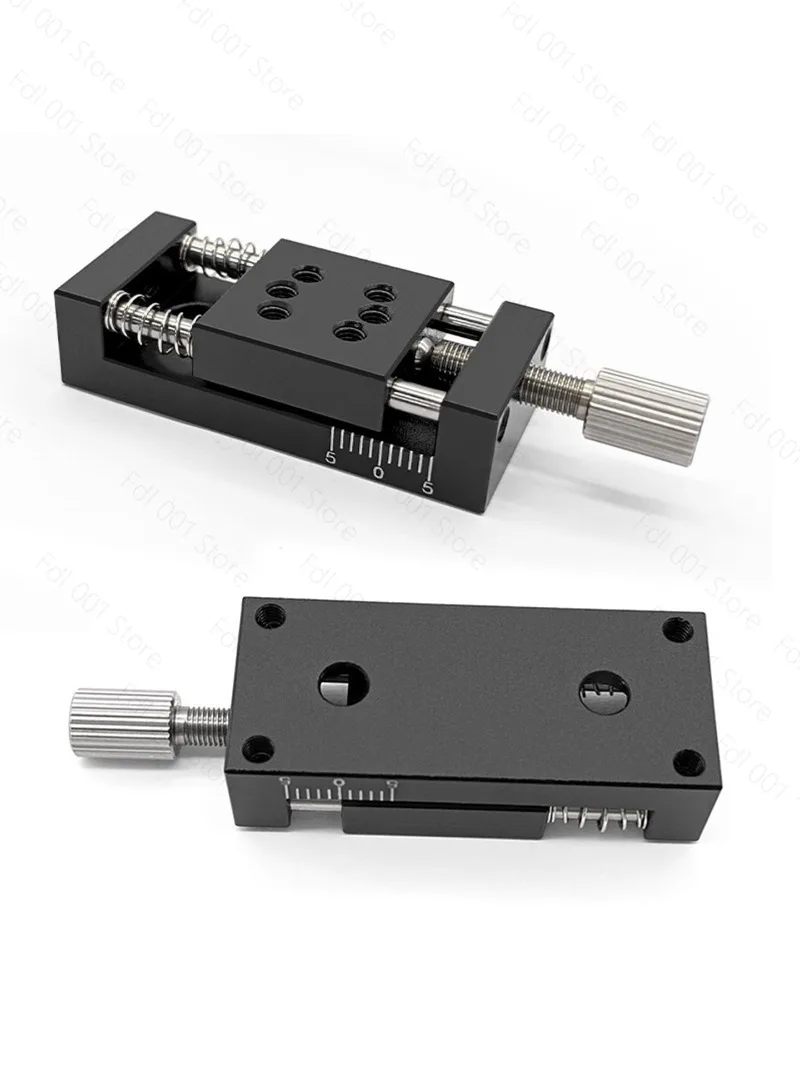 One-dimensional precision sliding table Mini small sliding table Manual translation Manual displacement  Straight line