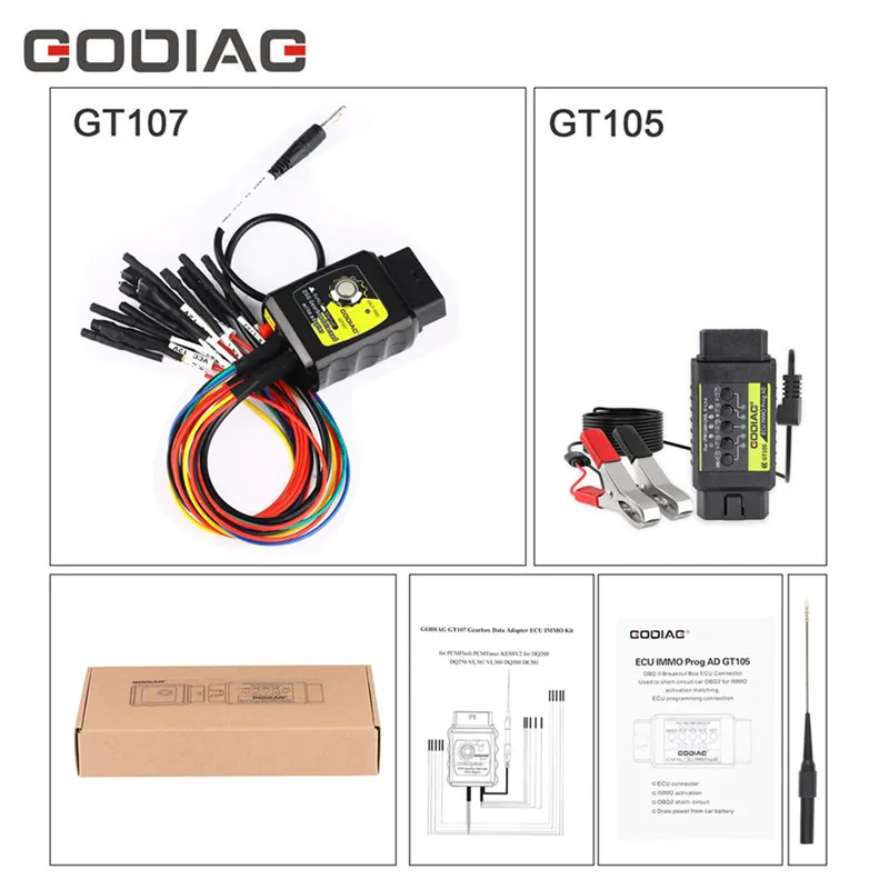 مُعدّات IMMO Kit GODIAG GT107 + GT105: تقييم شامل لأدوات التشخيص المُتطورة لسيارات فولكس فاجن وبي إم دبليو