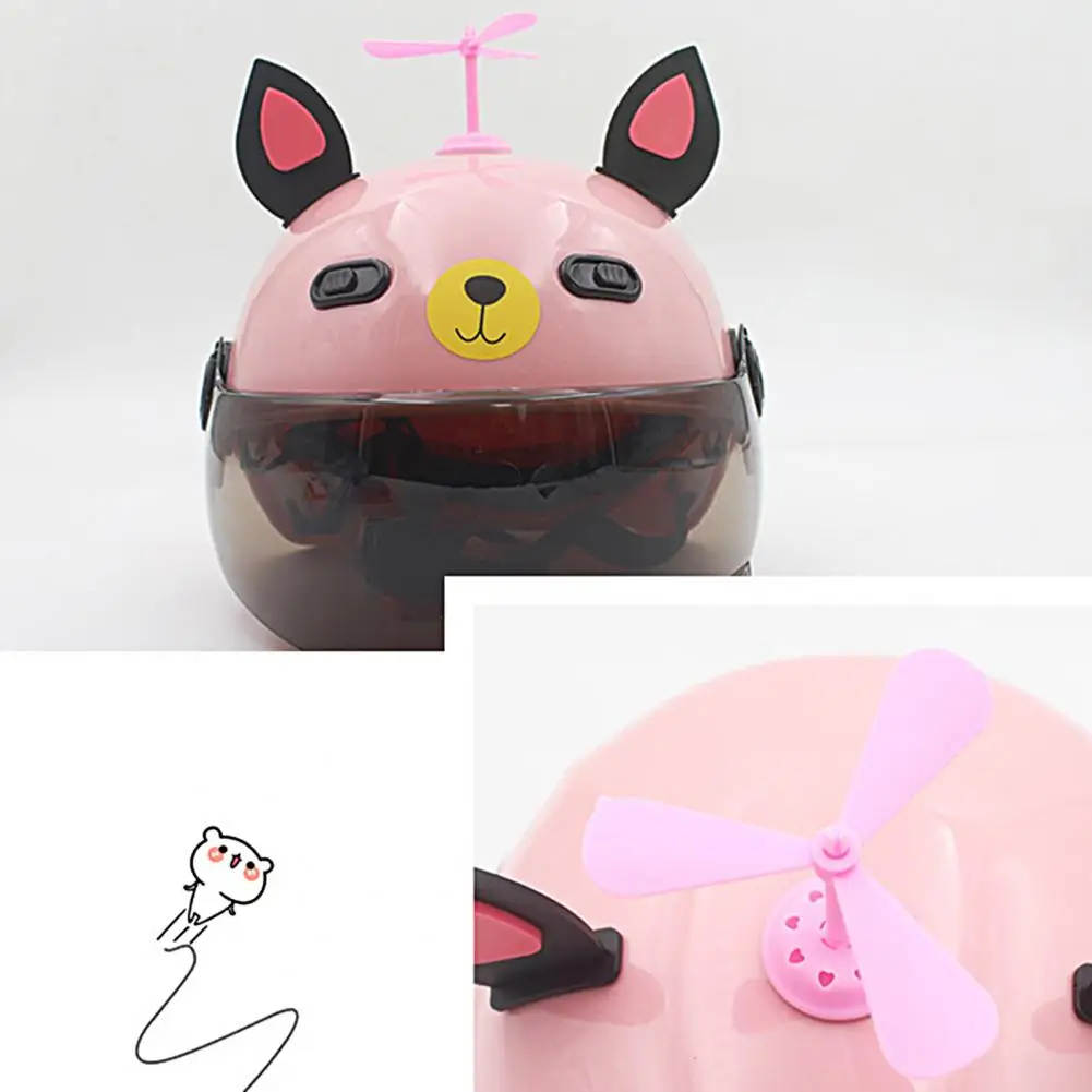 

Helmet Ornament Windmill Cute Thicken Pole Plastic Strong Stickiness Helmet Ornament Windmill Pinwheel Helmet Ornament