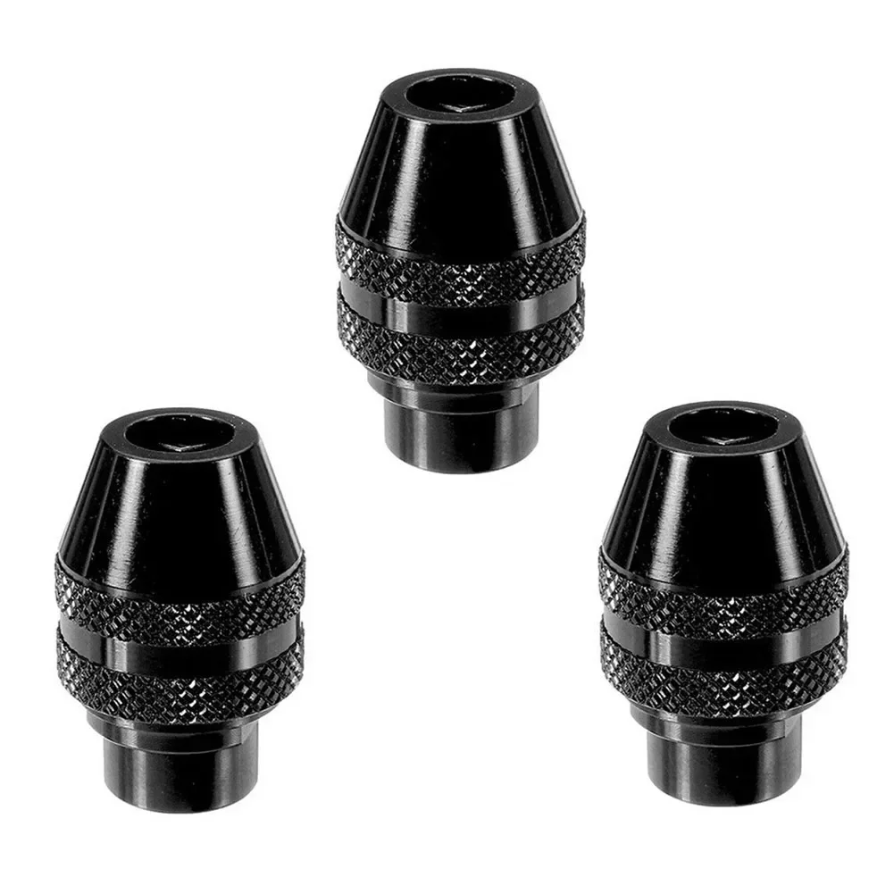 2232211111     3pcs Mini Multi Keyless Drill Chuck Adapter For 4000 3000 398 395 300 285 275 200 100 8220 Rotary Tools