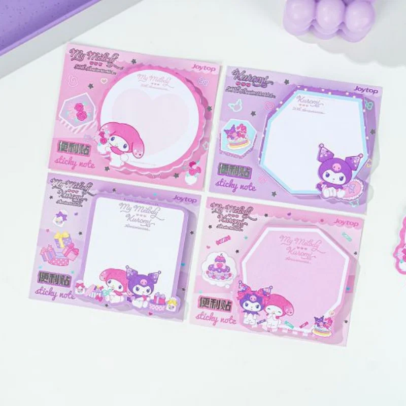 

24 шт./лот Sanrio Kuromi Melody блокнот креативный N раз канцелярские принадлежности этикетка блокнот закладка Post школьные принадлежности