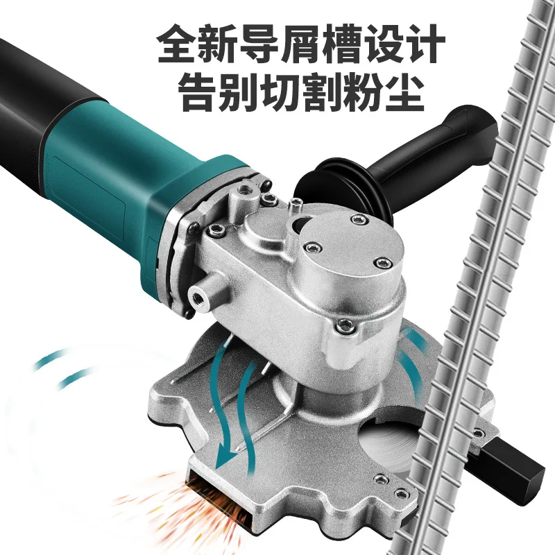 Handheld cold cutting saw, metal reinforcement, angle steel, channel steel, angle iron, square tube electric cutting machine,