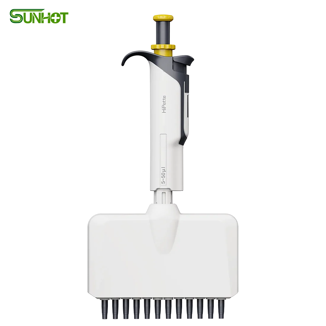 HiPette Fully Autoclavable Manual 12-Channel Adjustable Color-Coded Pipette