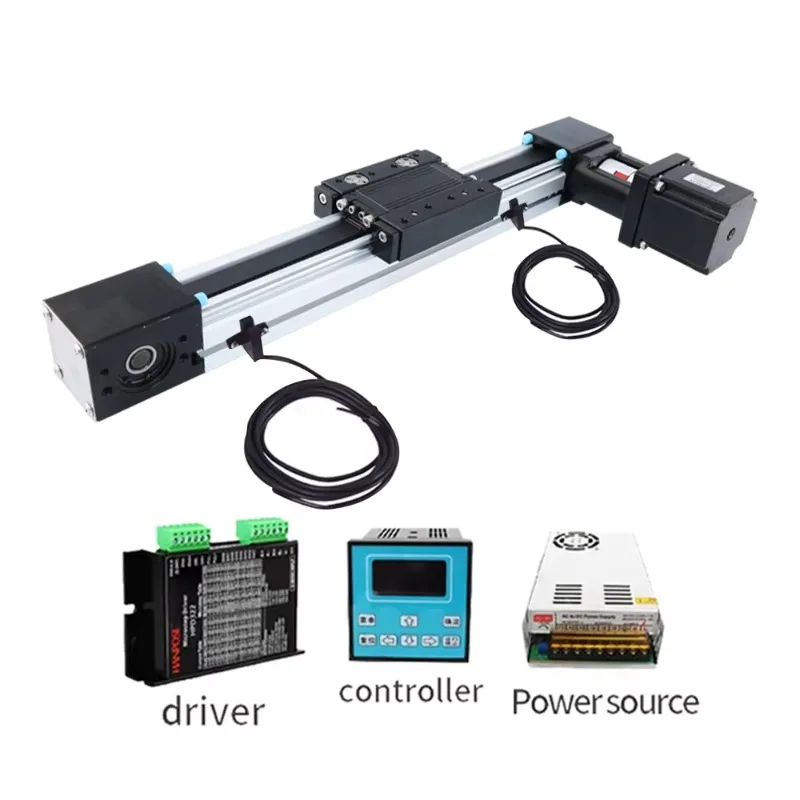 NEMA23 5628 Linear guide effective stroke 100-1100mm, with linear sliding guide motion module slide