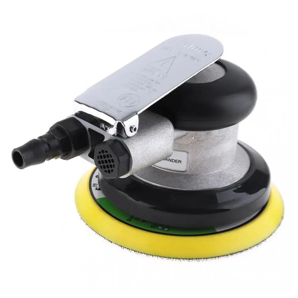 5 Inch Non-vacuum Matte Surface Circular Pneumatic Sandpaper Random Orbital Air Sander Polished Grinding Machine Hand Tools