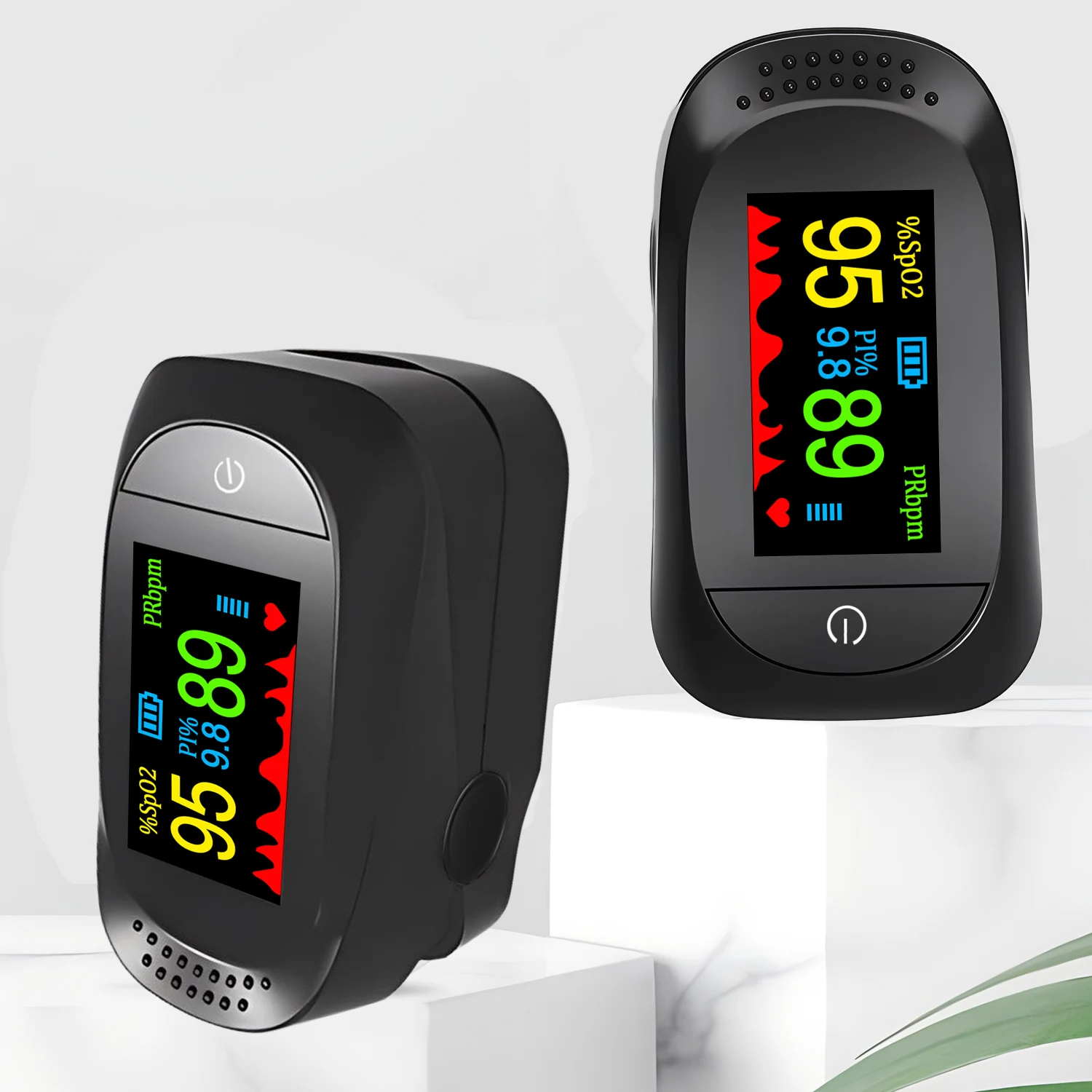 Finger Pulse Oximeter Blood Oxygen Saturation Heart Rate Monitor Oxymeters Medical equipment With Respiratory Digital Oximeter