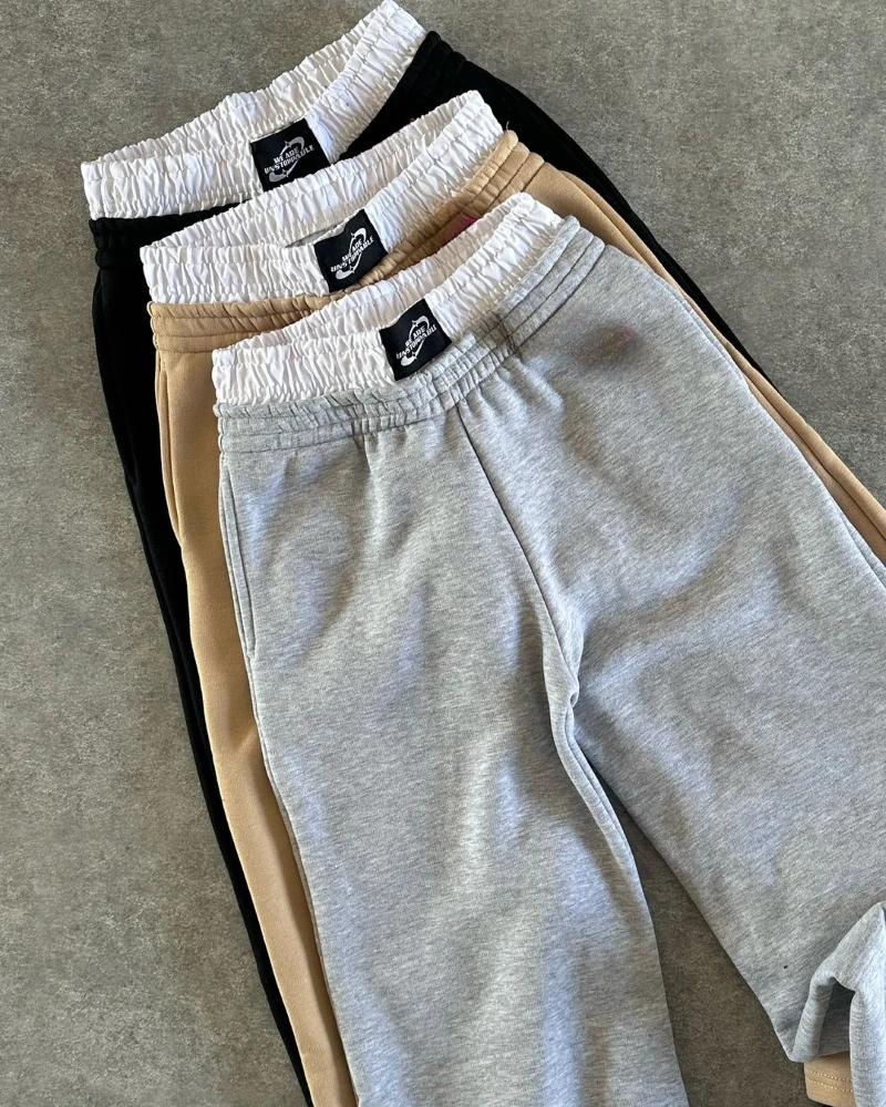 Double-cut Baggy Mens Pants, Street Fashion Hip-hop Stitching, Sweatpants Men Clothing, Casual and Versatile Men Pants