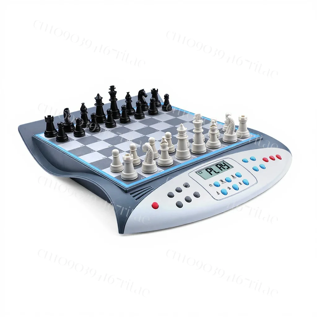 

Интеллектуальная шахматная доска с эргономичным дизайном, функцией голосового обучения и электронным управлением, китайская/английская версия.