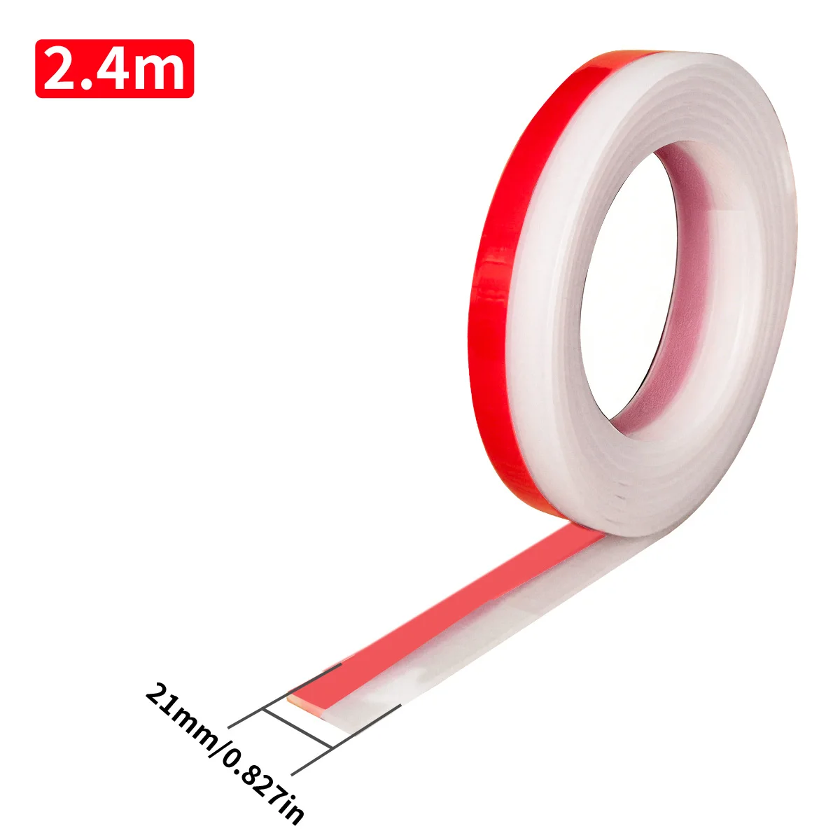 Splinter Guard Ersatzstreifen passend für Führungsschiene von Schienensägen, 2,5 mm Dicke, 21 mm breiter Klebebandstreifen, Zubehör für Schienensägen – Detail 5