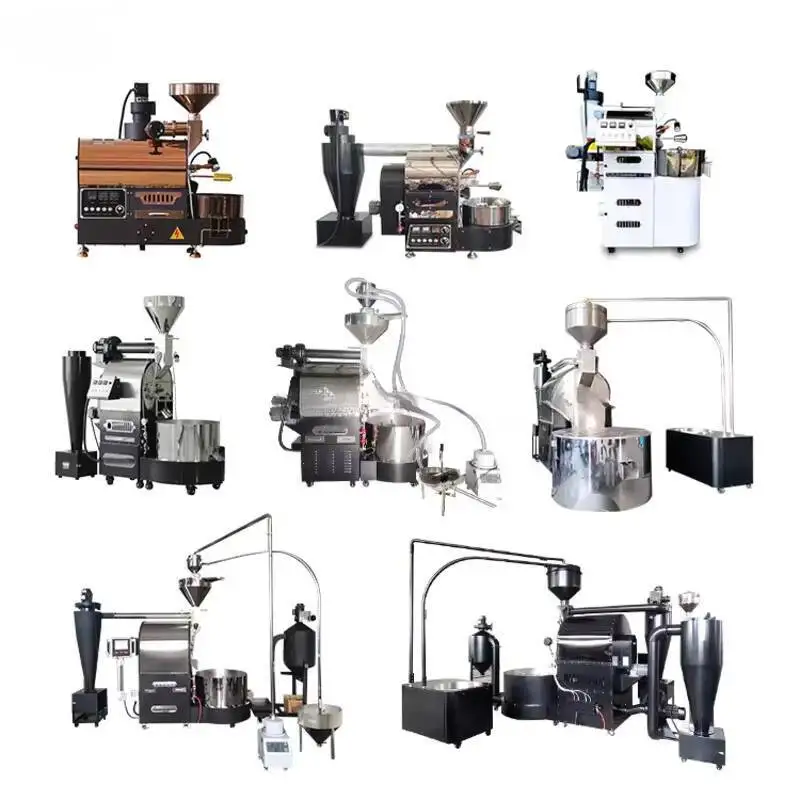 15Kg 20Kg Shop Use Stainless Steel Drum Coffee Bean Roaster/Tostadora De Caf 5Kg 6Kg 12Kg Factory Direct Sale