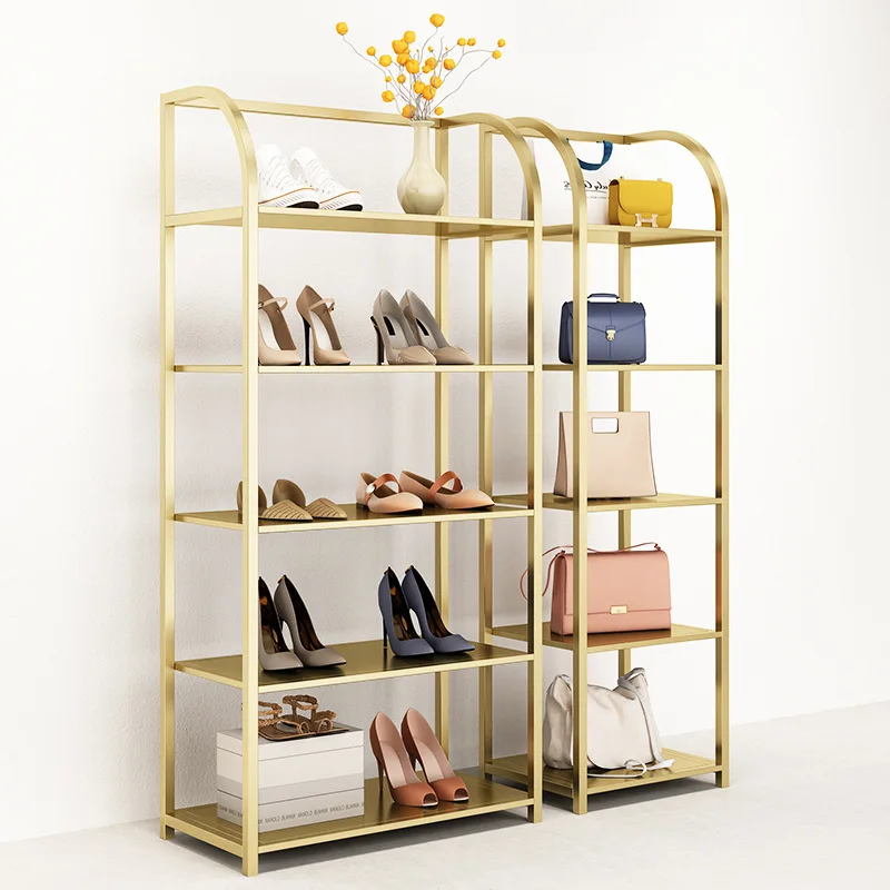 

Internet celebrity store bag shelf clothing store hat display rack shoe store shopping mall shoe rack shoe multi-layer