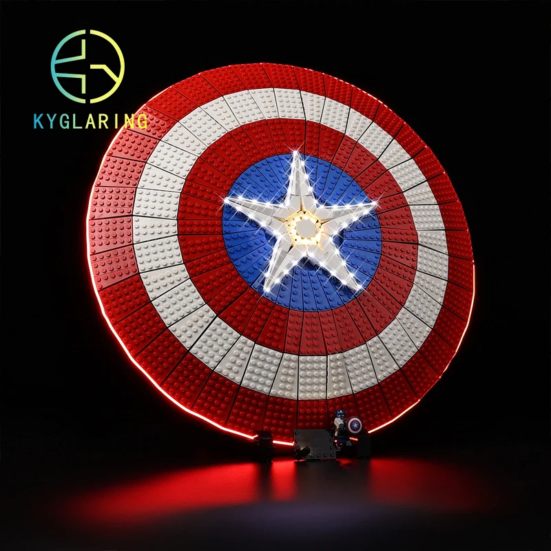 Kyglaring Led Lighting Set DIY Toys For 76262 Shield Building Blocks(Not Included Building Blocks)