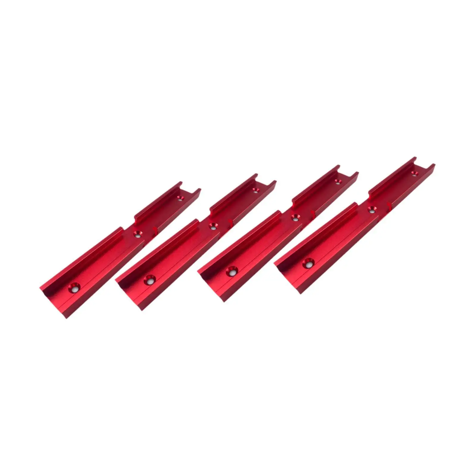 4x Woodworking T Tracks Sturdy Aluminum Alloy T Tracks for Drill Press Table Router Table Woodworking Jigs Workbench Fixtures