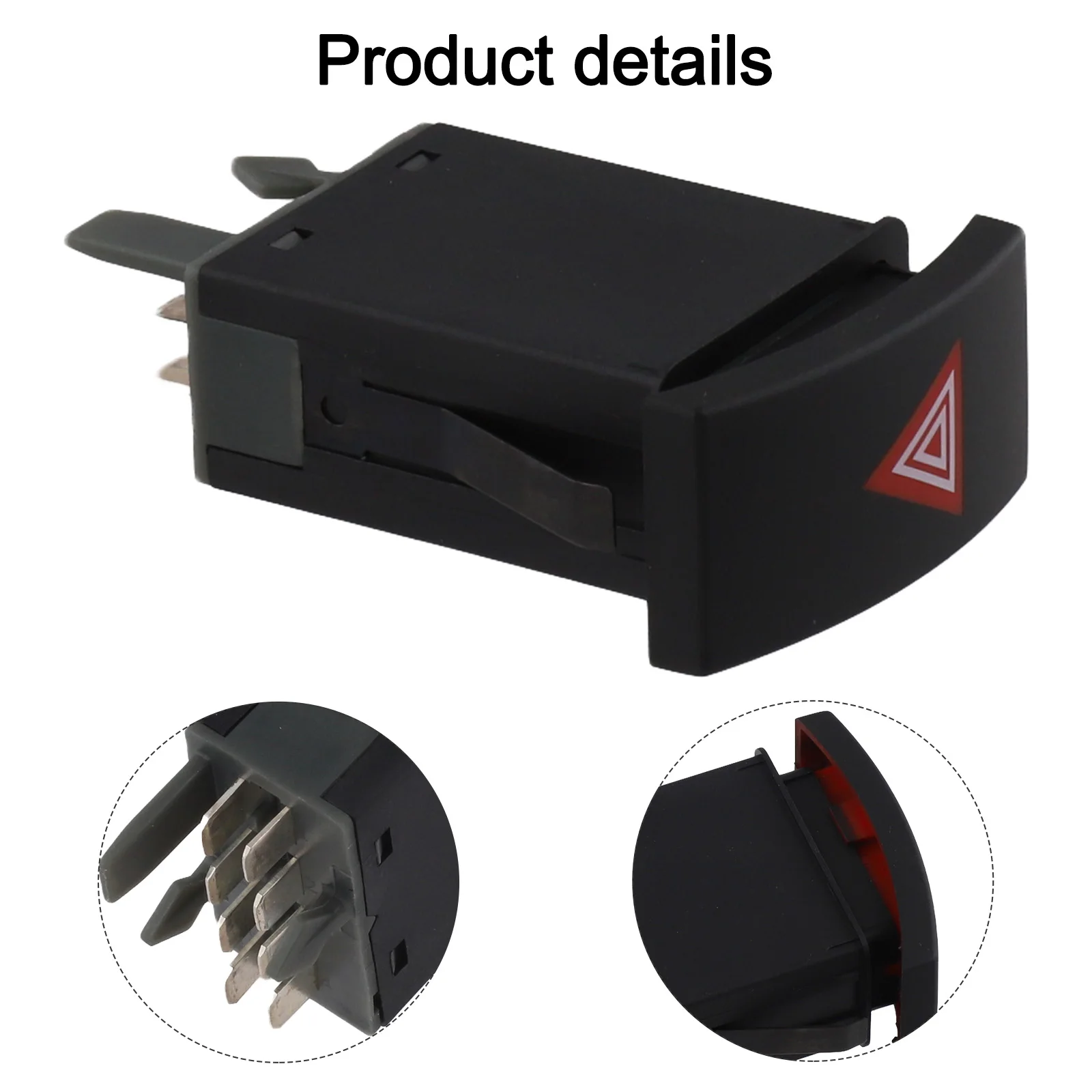 

Ремонт автомобиля, как показано на рисунке, кнопка предупреждения о опасности, сменный переключатель, пластиковый материал, OE, номер детали 3U0953235H