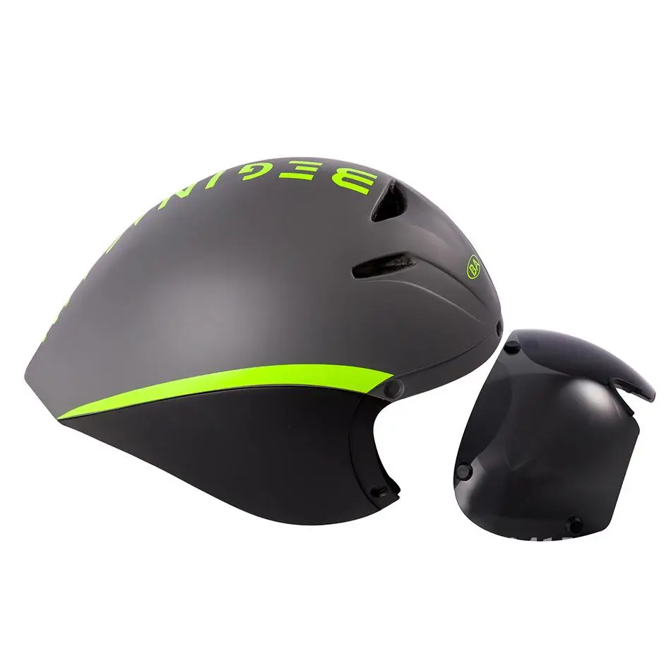 

New Wind Lens Helmet Detachable Highway Mountain Helmet Three Color Lens Optional Bicycle Safety Helmet