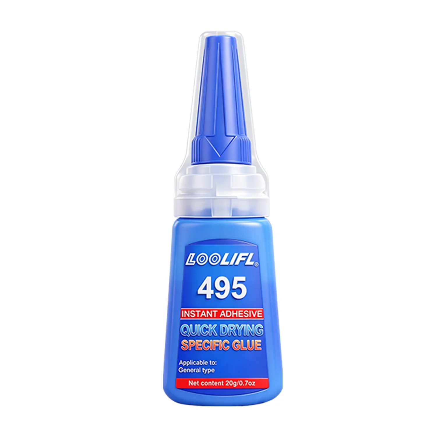 Neuer 20ML Mehrzweck-Superkleber 495 Schnelltrocknender Flüssigkleber Starker Sofortkleber Transparent Für Kunststoff Holz Glas Verbindungen DIY Reparaturwerkzeug – Detail 8