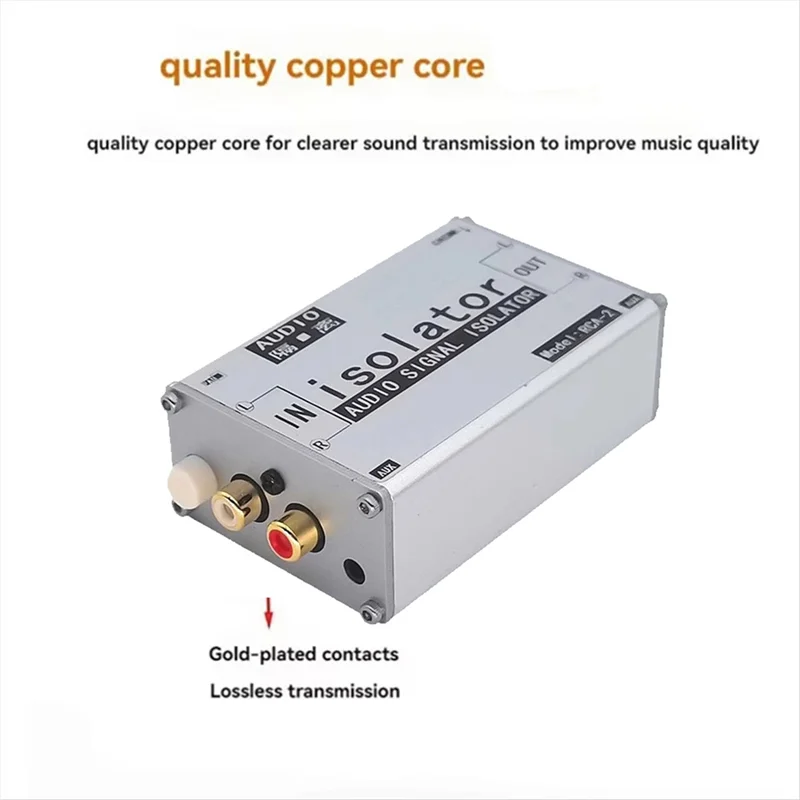 M13K-3,5 Audio-Looping-Isolator, Strom-Sound-Unterdrückung, Rauschunterdrückung unten, gemeinsamer Bodenpassfilter, Audio-Isolator