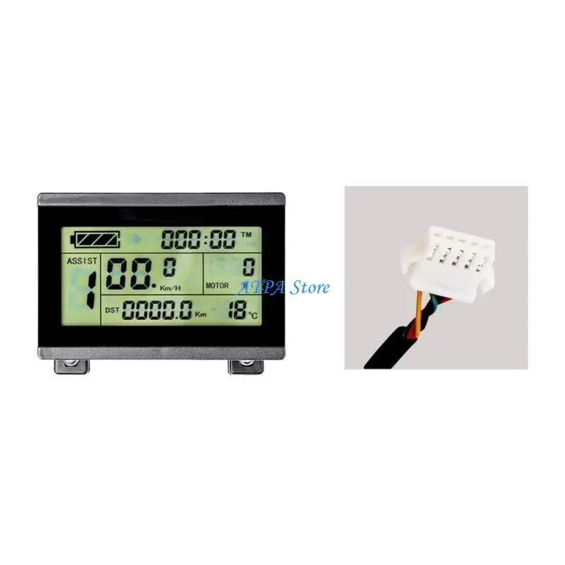 

U13C Electric Bike Sine Waves Controller 24V 36V 48V 72V 1000W 30A 3 Modes Brushless Motor Speed Controller & LCD Display