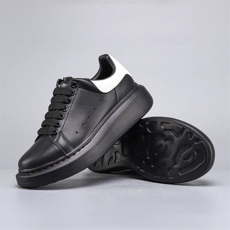 New McQueen Men's and Women's White Shoes