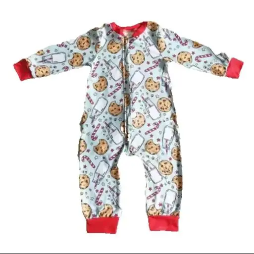 Wholesale baby rompers kids clothes girl sets Embroidered red long sleeve romper Summer Boutique baby boy clothes