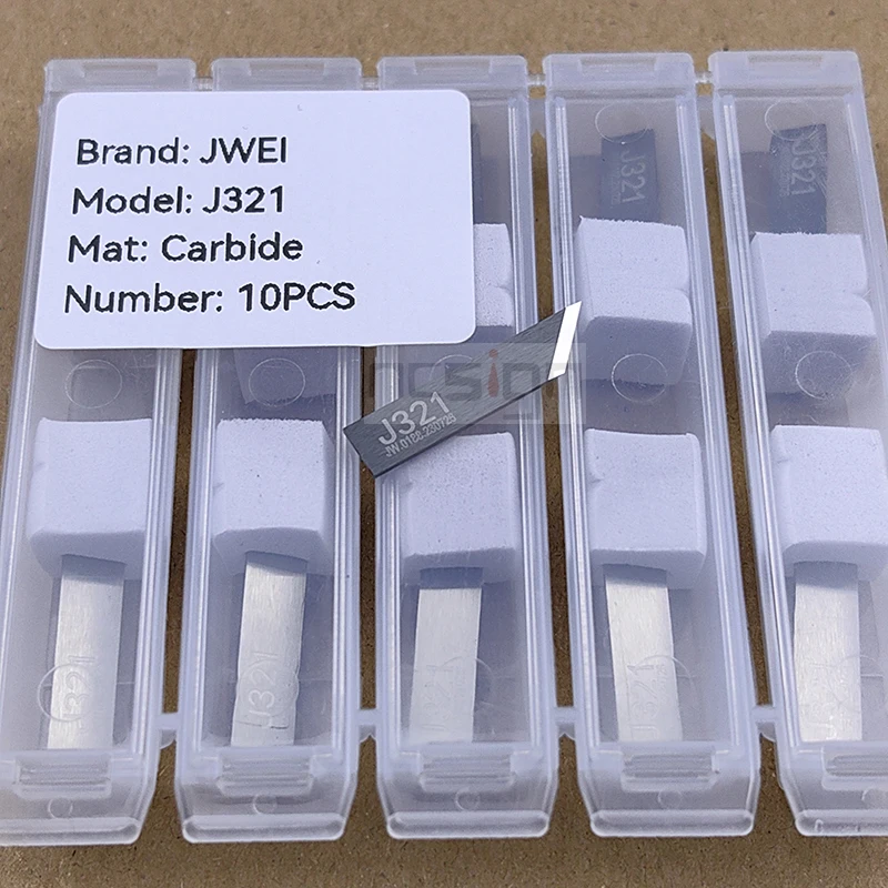 10 قطعة JWEI J311-1 J321 J323 J324 J603 الأصلي الاهتزاز شفرة تتأرجح آلة قطع سكين